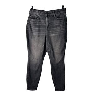 Judy Blue Jeans Womens Size 16W Black Skinny High Waisted Stretch JB88753BK